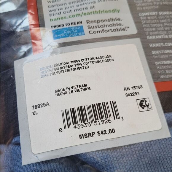 New! Hanes 5pk Ultimate Tagless Boxer Briefs XL - Picture 3 of 4